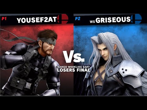 Kargo Weeklies S4#7 Losers Final, Yousef2AT (Snake) v Griseous (Sephiroth)