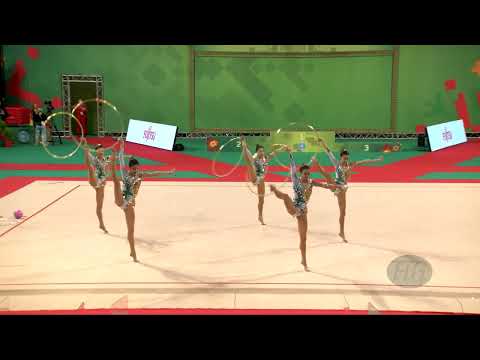 People's Republic of China (CHN) - 2022 Rhythmic Worlds, Sofia (BUL) - Qualifications 5 Hoops