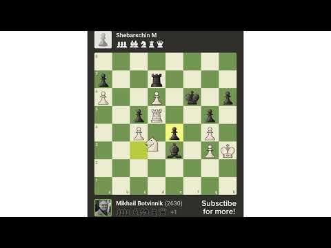 Mikhail Botvinnik vs Shebarschin M | Tournament Leningrad (Russia) 1926