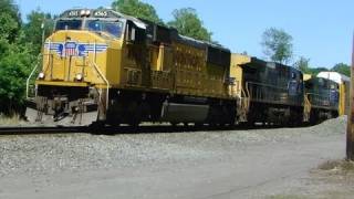 preview picture of video 'RARE - Union Pacific on Old Main Line'