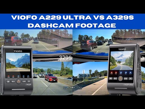 لقطات تجريبية من كاميرا السيارة Viofo A229 Ultra مقابل A329S