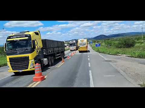 viagem com 1620 ao nordeste PB BR 116 saída de milagres Bahia P38