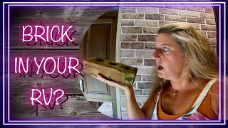 RV Decor Installing Brick in Your RV - Commomy Decor 3D Peel and Stick