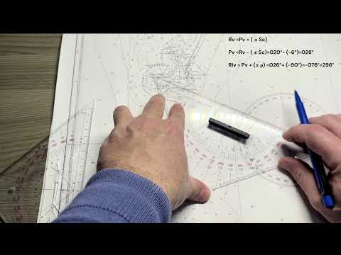 Patente Nautica ep. 71 - Carteggio Oltre Mappa 5D - Scarroccio (Esercizio 71 - 5.3.4-5)