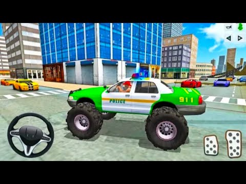 Police Monster Truck Stunts Driving Simulator - Androidgameplay | Gamingzone A-Z |