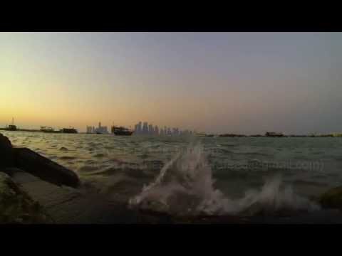 Timelaps Corniche Doha