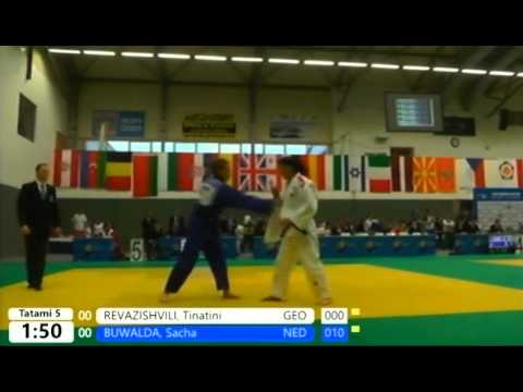 Cadet European Judo Cup - 2016 - REVAZISHVILI, Tinatini (GEO)-BUWALDA, Sacha (NED)