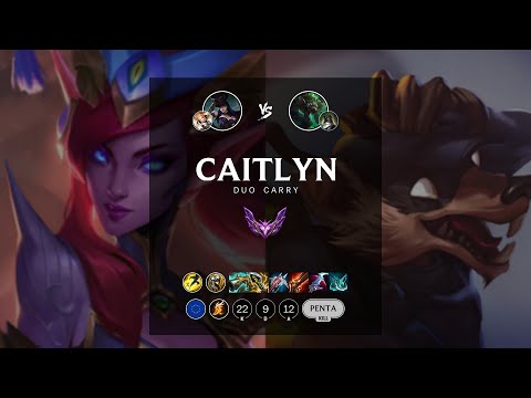 Caitlyn ADC vs Twitch - EUW Master Patch 12.16