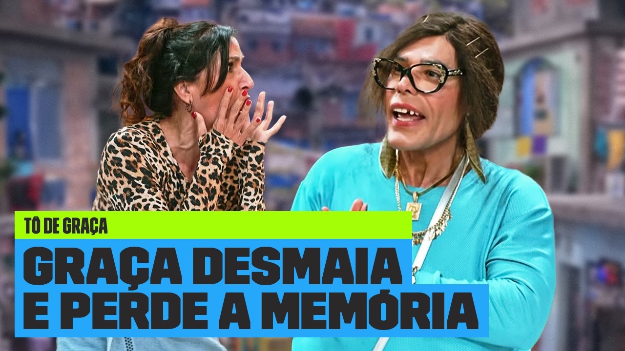 Graça VIRA INTELECTUAL após correr RISCO DE VIDA! | Tô de Graça | Temporada 8 | Multishow