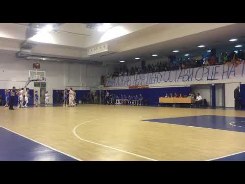 Navijači Radivoja Koraća na utakmici protiv 021 NS 12.10.2019