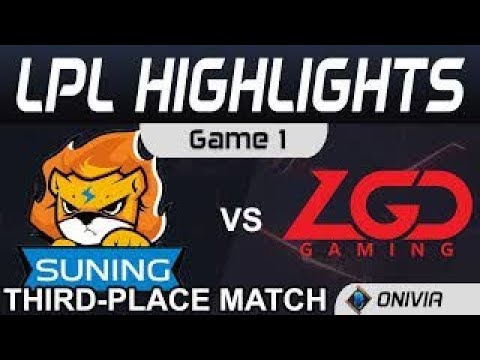 SN vs LGD Highlights Game 1 Third Place Match LPL Summer Playoffs 2020 Suning vs LGD Gaming