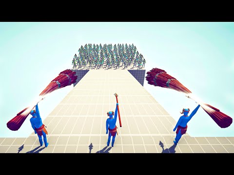 100x HAZMAT ZOMBIE vs 3x EVERY GOD - Totally Accurate Battle Simulator TABS