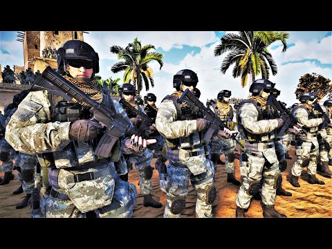 10.000 MODERN SOLDIERS vs 1 MILLION ZOMBIES - UEBS 2 | Ultimate Epic Battle Simulator 2
