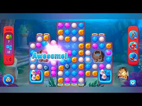 Fishdom, 10431 level,no Booster - 10431 уровень, прохождение без бустеров.