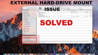 Unable to Mount external hard drive on mac [solved]