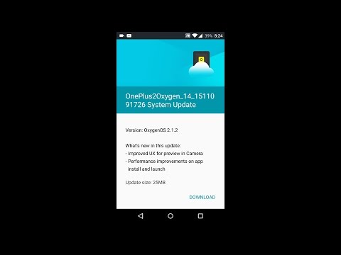 OnePlus 2 OTA update (Oxygen OS 2.1.2)