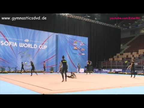 Ukraine 5 hoops Podium Training - WC Sofia 2017