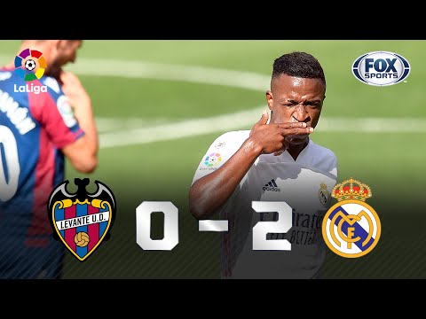 VINI JR. FAZ GOLAÇO E RODRYGO DÁ PASSE ESPETACULAR! Real Madrid vence o Levante por 2 a 0