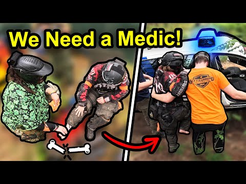 The Paintball Game That Ended in an Ambulance Ride… 🚑