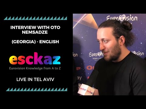 ESCKAZ in Tel Aviv: Interview with Oto Nemsadze (Georgia) - English