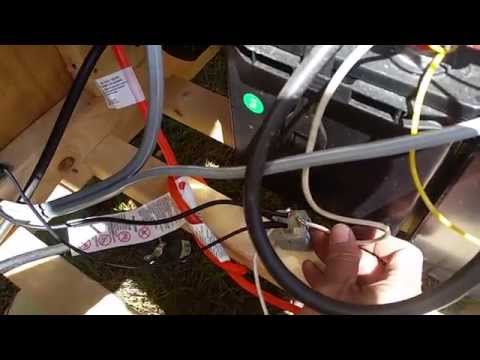 Automotive relay as an on off switch on pond aerator compressor