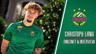 Christoph Langs erste Stunden beim SK Rapid