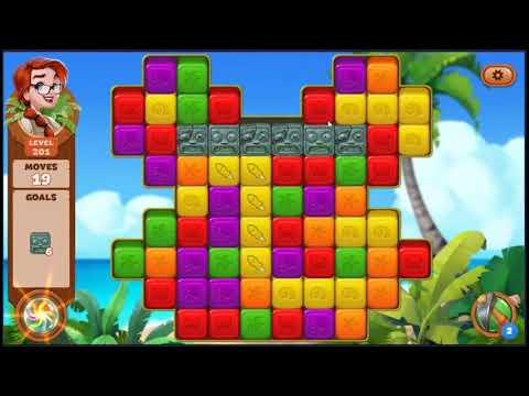 Lost Island Blast Adventure Level 201 - NO BOOSTERS 🏝️ | SKILLGAMING ✔️