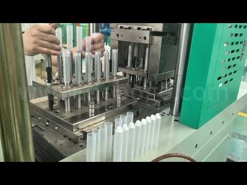Video: Injection moulding cosmetic tube head and shoulder
