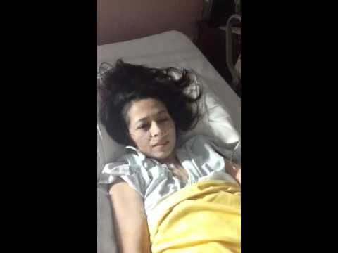 Marlanie eats coconut cake