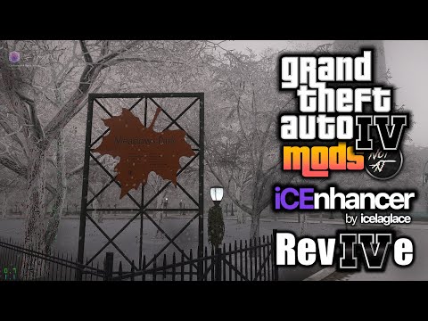 GTA 4 Snow Mod with the BEST Graphics Mod ❄️ | iCEnhancer 4 & RevIVe (2025)