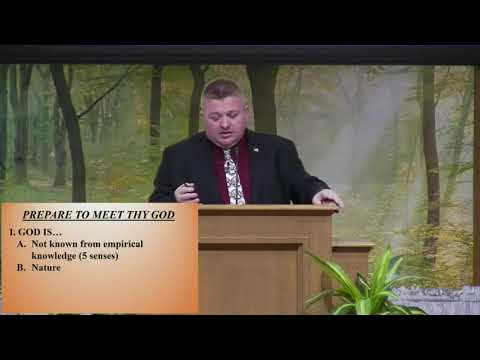 11/28/2021 AM Sermon - "Prepare to Meet Thy God" (Amos 4:12)