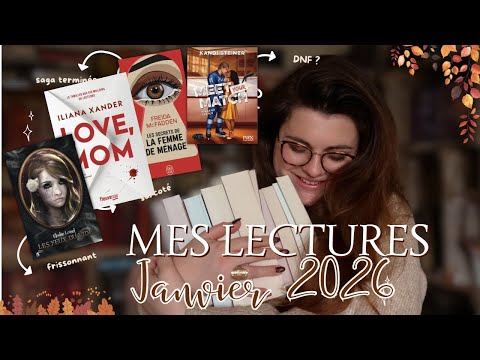 ♡ MES LECTURE JANVIER 2026 - Tout plein de thrillers, lectures en cours et retour sur 2025 ♡