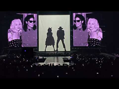 Madonna vs Jackson - Billie Jean X Like a Virgin (celebration tour 2023.10.26 Copenhagen)