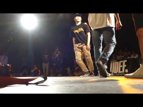 Bboy Heat Rock vs Bboy Wing Zero | Massive Monkees Day 2017 | Footwork Top 4