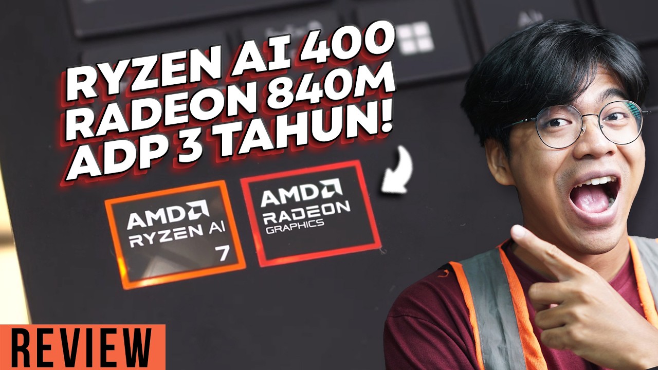 Laptop AMD Ryzen AI 400 Pertama di Indonesia! Makin Bagus?