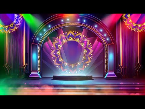 Devotional stage slide background | spotlight performance background | free feastival video