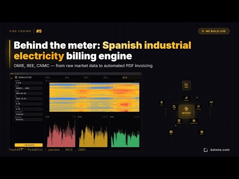 Vibe Coding #5 — Spanish Energy Billing Engine | Full Invoice Decomposition API