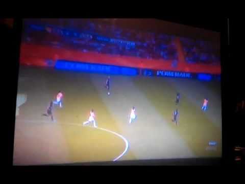 Reaction to Abby Wambach's tying goal vs. Brazil