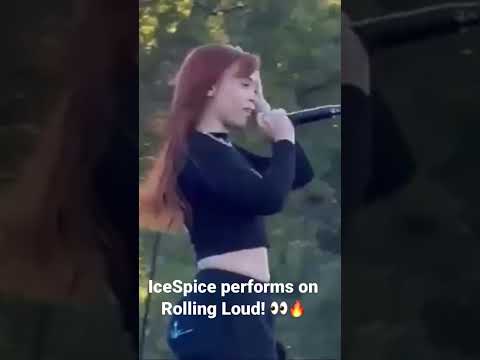 Ice Spice PULLS UP TO ROLLING LOUD FOR Fivio Foreign 🔥👀 #icespice #fivioforeign
