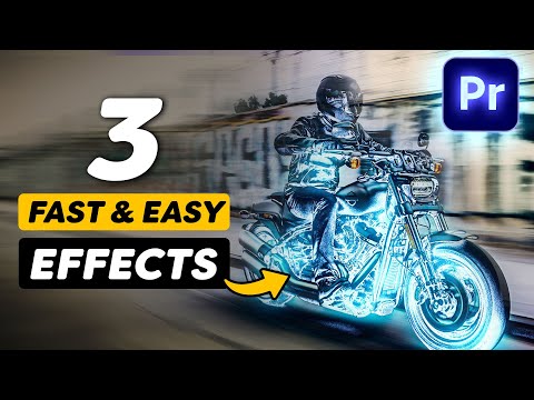 3 Fast & Easy EFFECTS you can do in Premiere Pro (Tutorial)