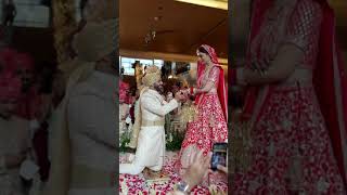 Rahul Vaidya and Disha Parmar wedding  Varmala