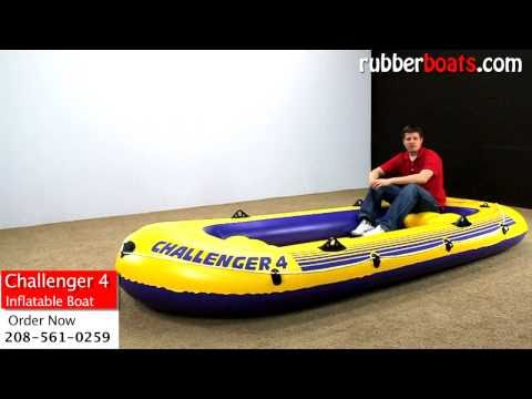 Intex Challenger 4 Inflatable Boat Video Review by Rubber Boats