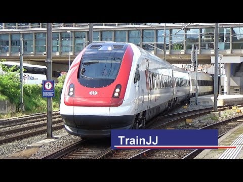 ICN RABDe 500 | ETR610 - RABe 503 | Re 4/4 II | Basel SBB | Zug um Zug | Swiss Trains