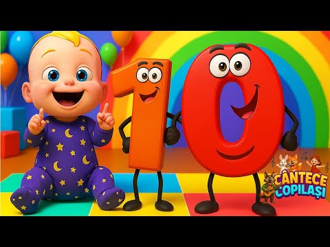 Cântecul Numerelor 🎵 Învață să numeri de la 1 la 10 👦 Cântece Copilași