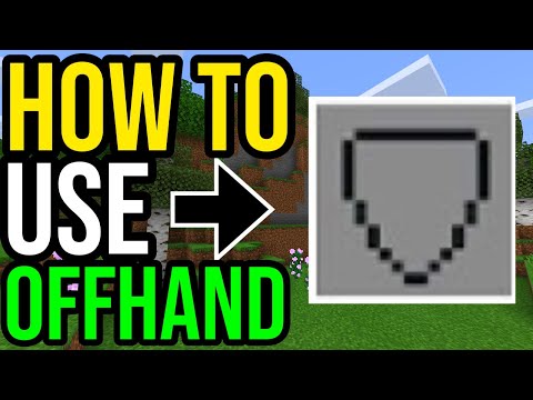 How To Use Offhand & Dual Wield In Minecraft PS4/Xbox/PE