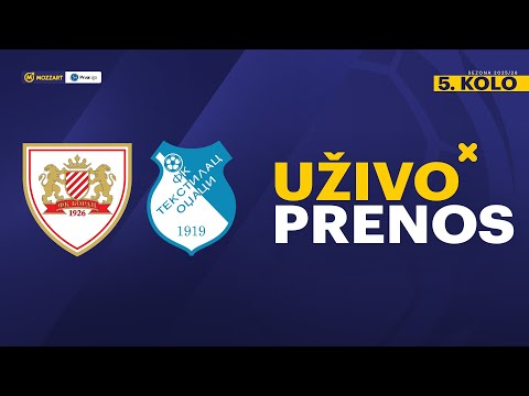 Borac 1926 - Tekstilac Mozzart Bet Prva liga Srbije 2025/26 5. Kolo