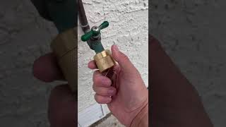 Brass faucet lock, how to unlock and lock