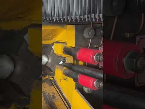 Round steel cutting machine #machine
