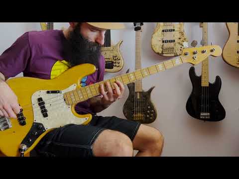 Lydian Collective  - High 555 (bass cover, theme + synth solo)