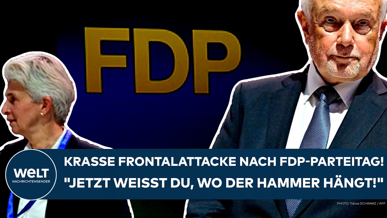 WOLFGANG KUBICKI: Krasse Frontalattacke nach FDP-Parteitag! "Jetzt weißt du, wo der Hammer hängt!"